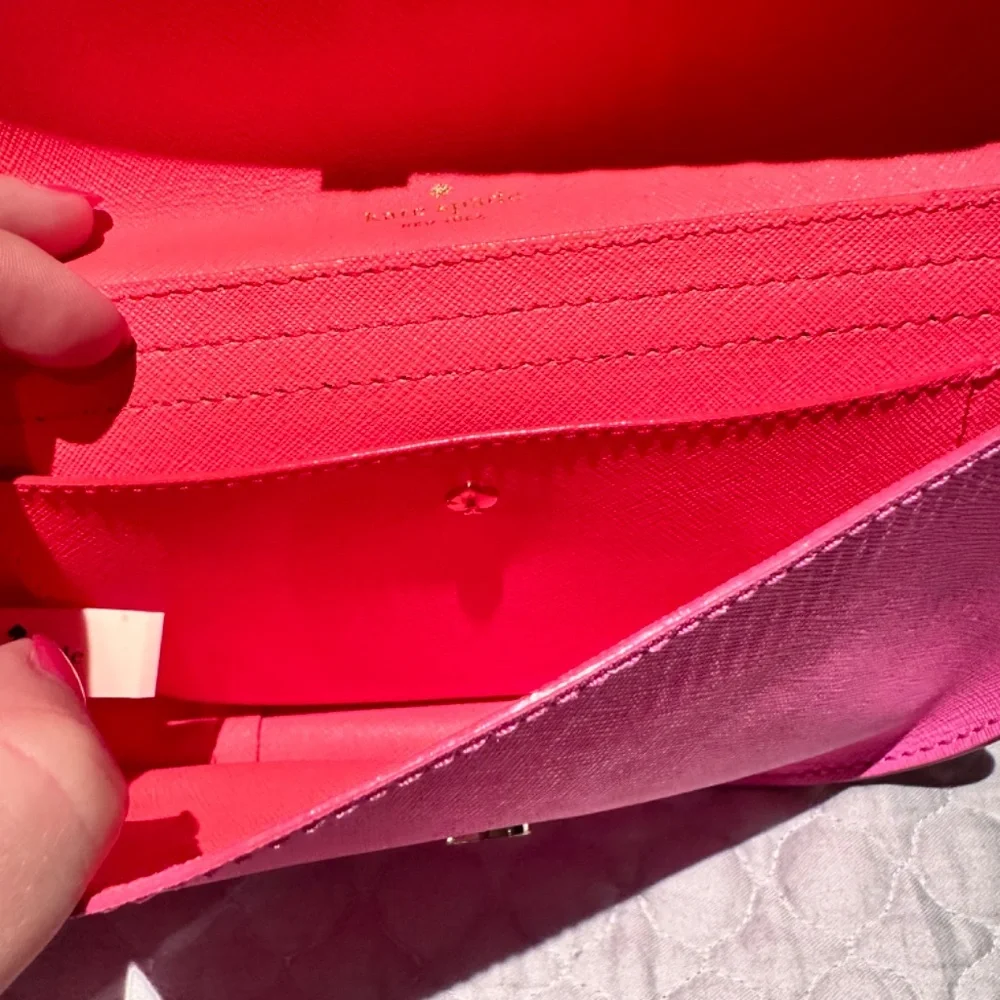 kate spade Hot Pink Scallop Crossbody Bag